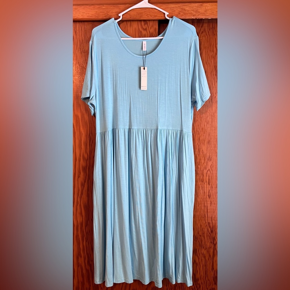 DB Moon light blue baby doll dress